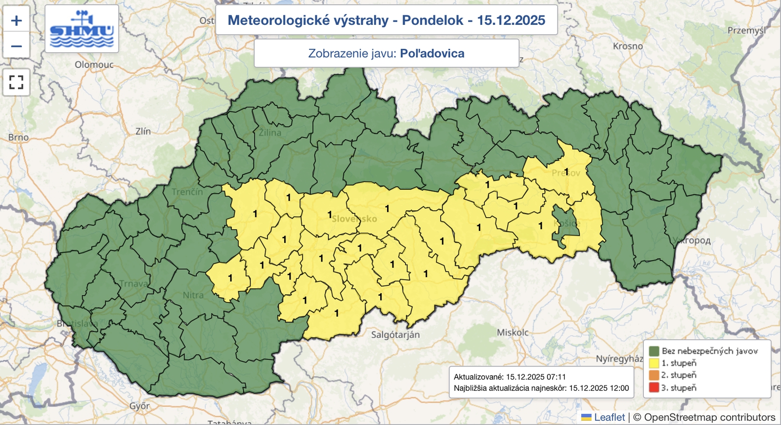 Vodiči, dávajte pozor: Vo