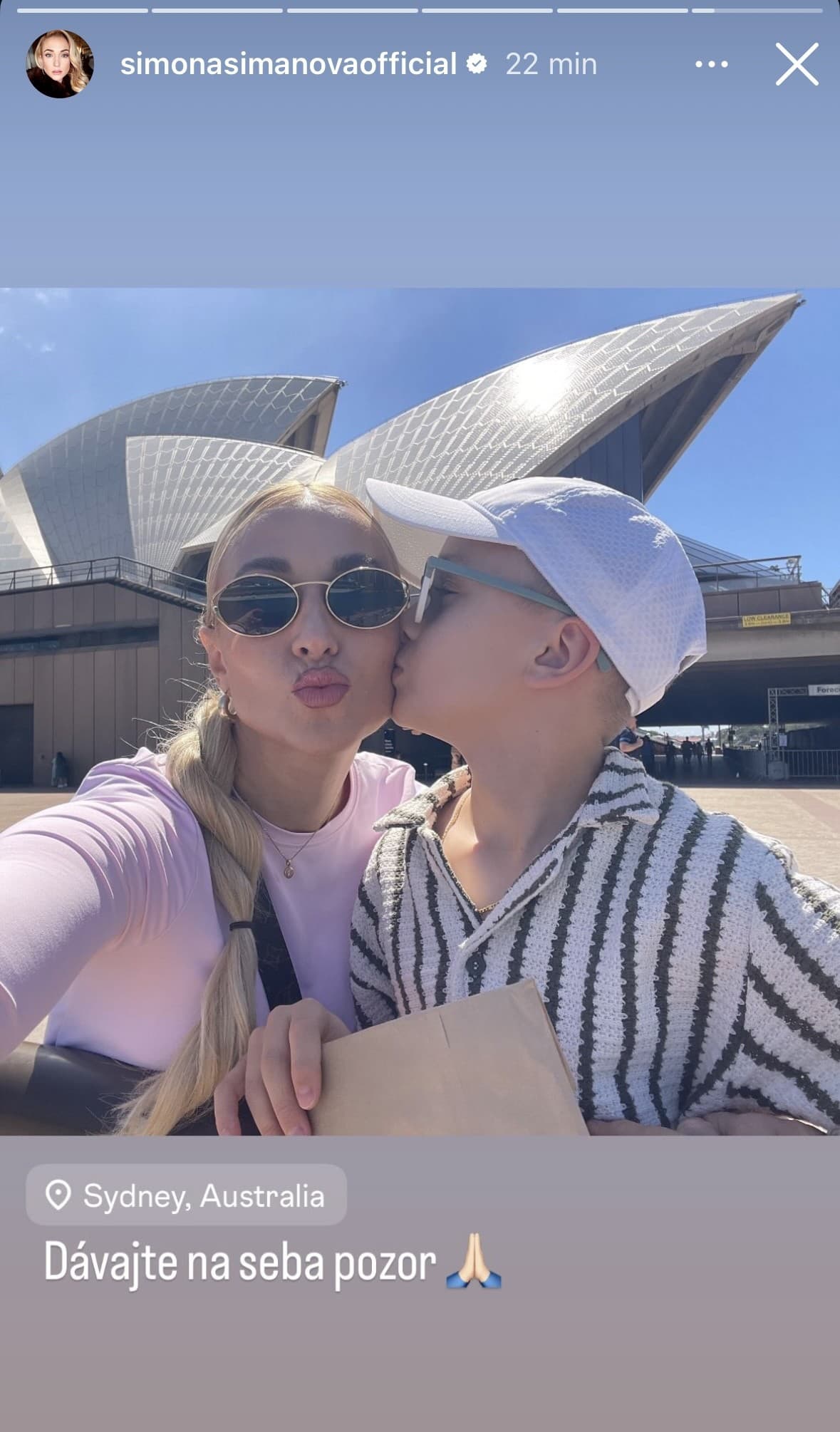 Slovenská moderátorka na mieste