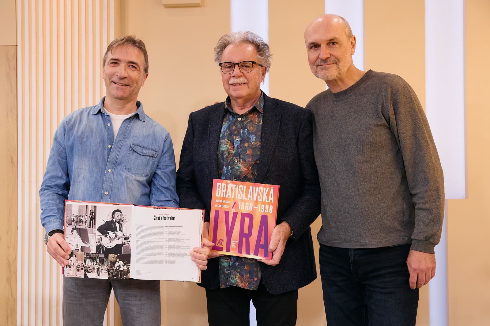 Dušan Taragel, Pavol Hammel a Robert Valovič.