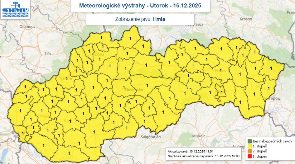 Meteorologovia varujú! Na celom
