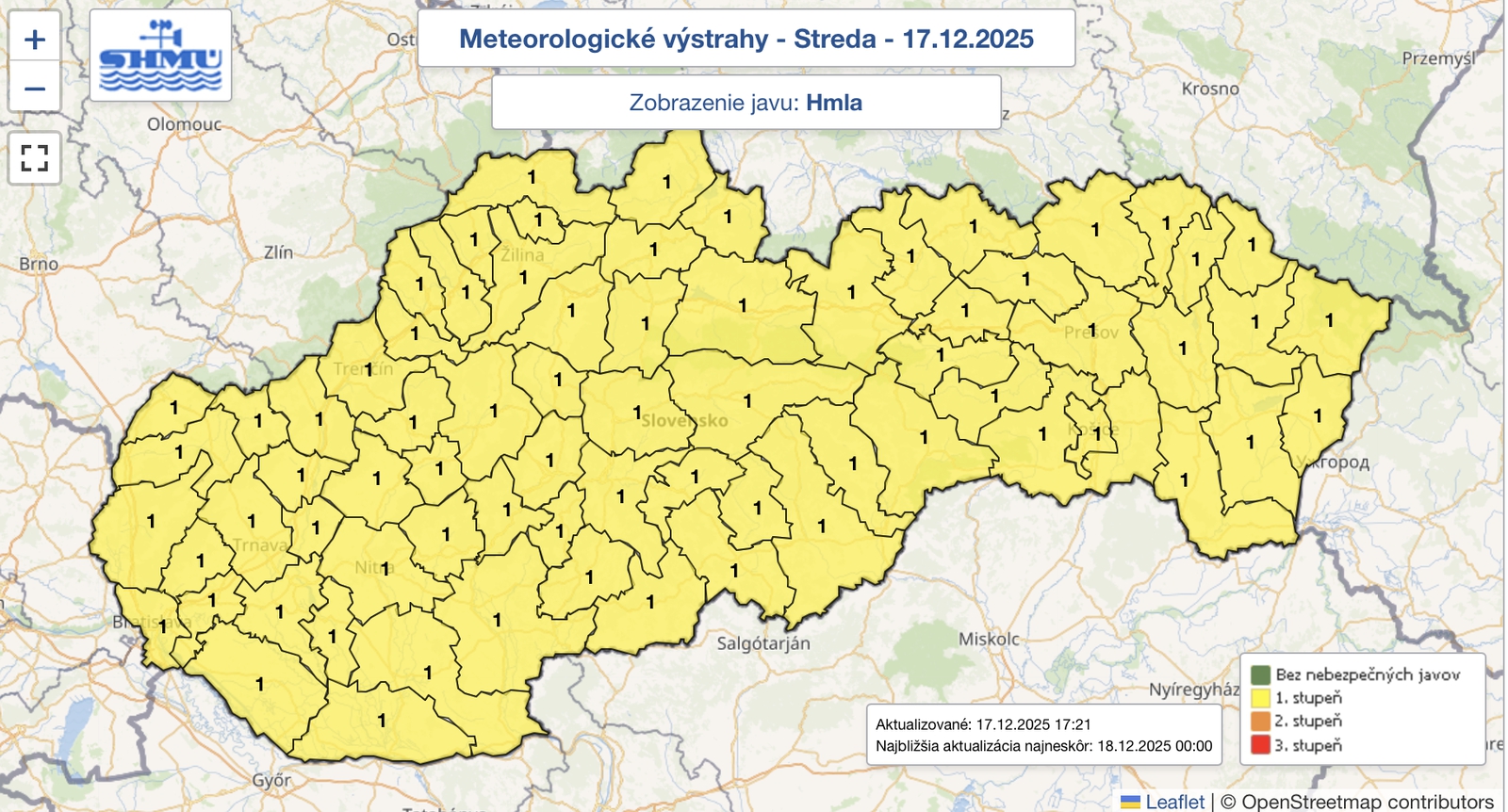 Vodiči, pozor! Na celom