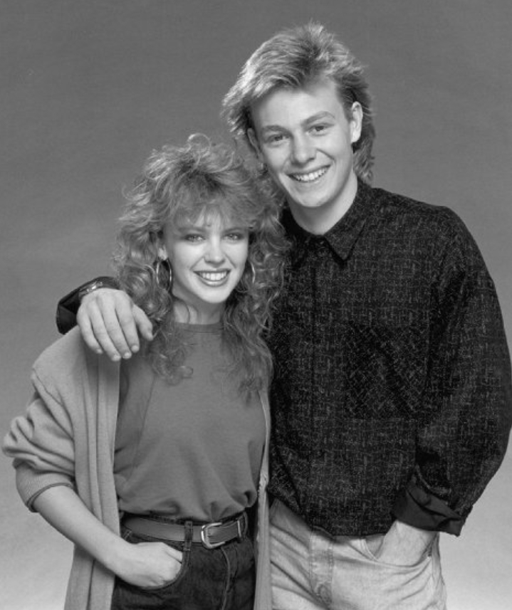 Jason Donovan a Kylie Minogue v seriáli Neighbours 