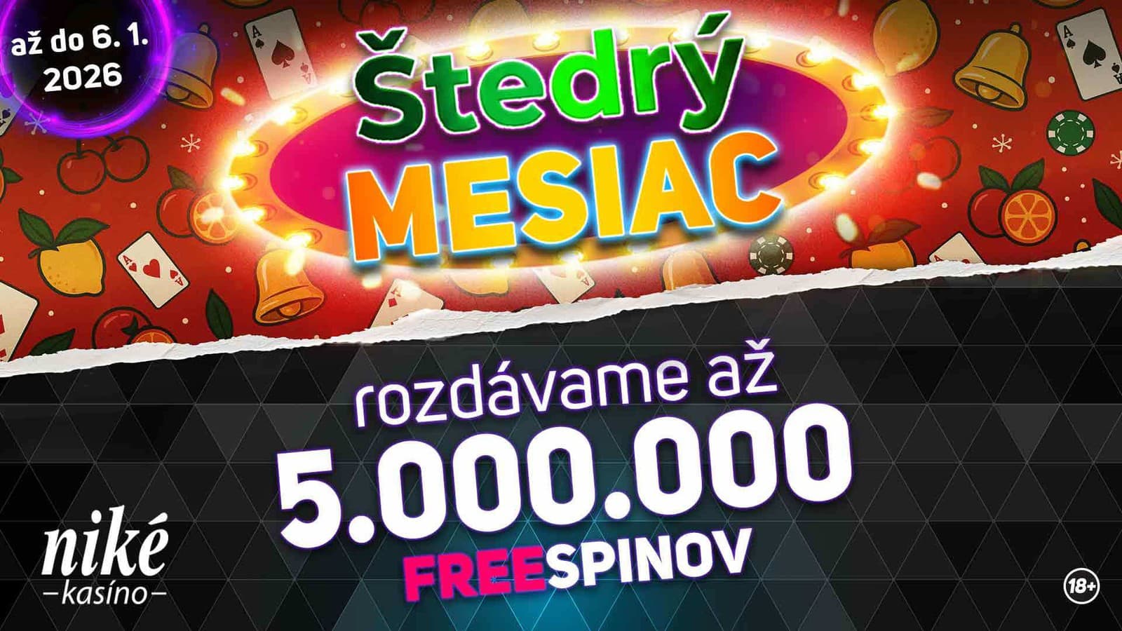 Niké teraz rozdáva až 5 miliónov free spinov