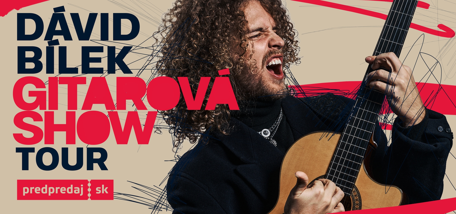 Dávid Bílek posúva Gitarovú