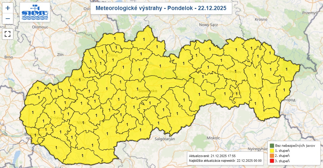 Metrologóvia varujú pred hustými