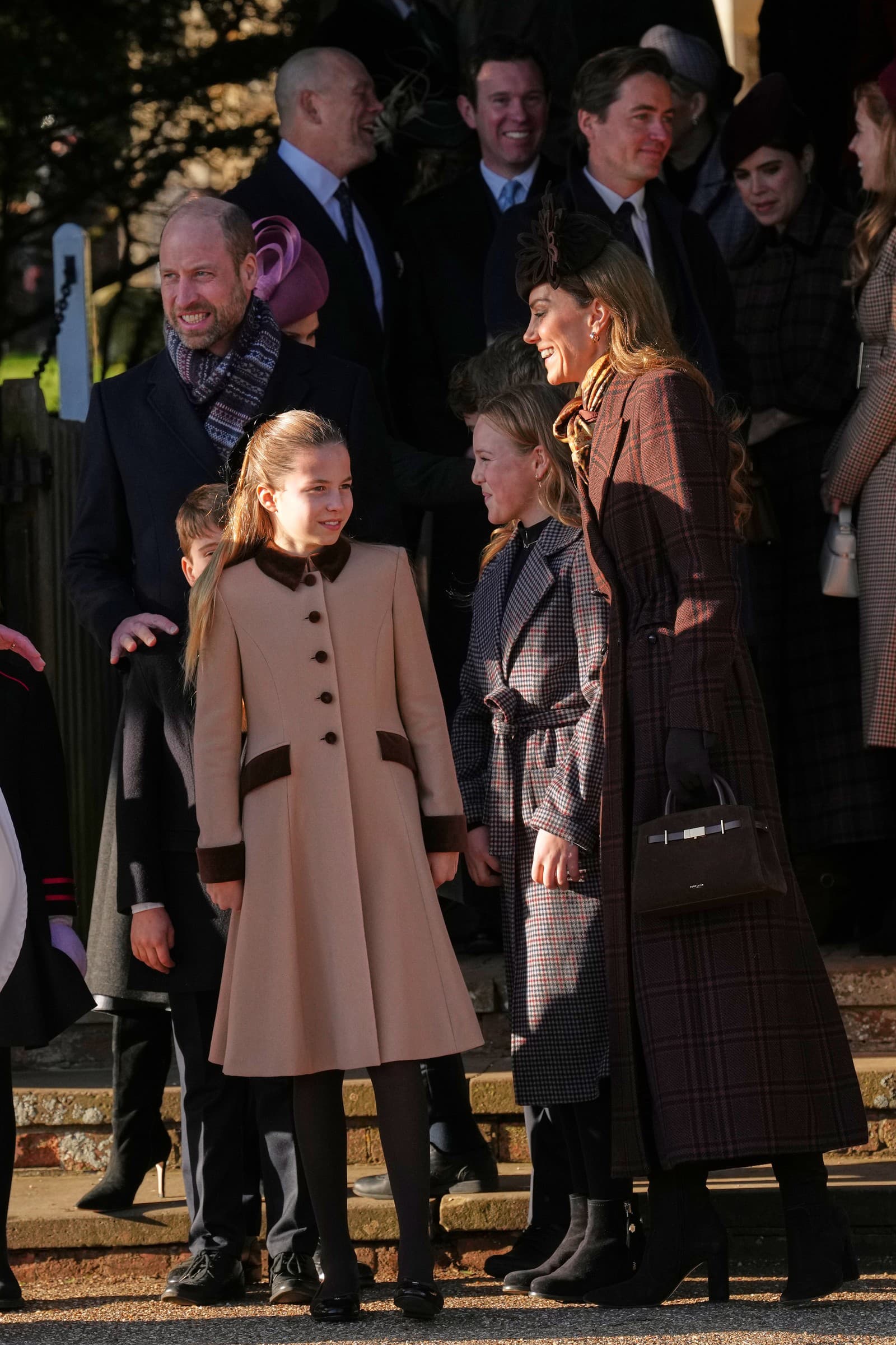 Kráľovská rodina na vianočnej