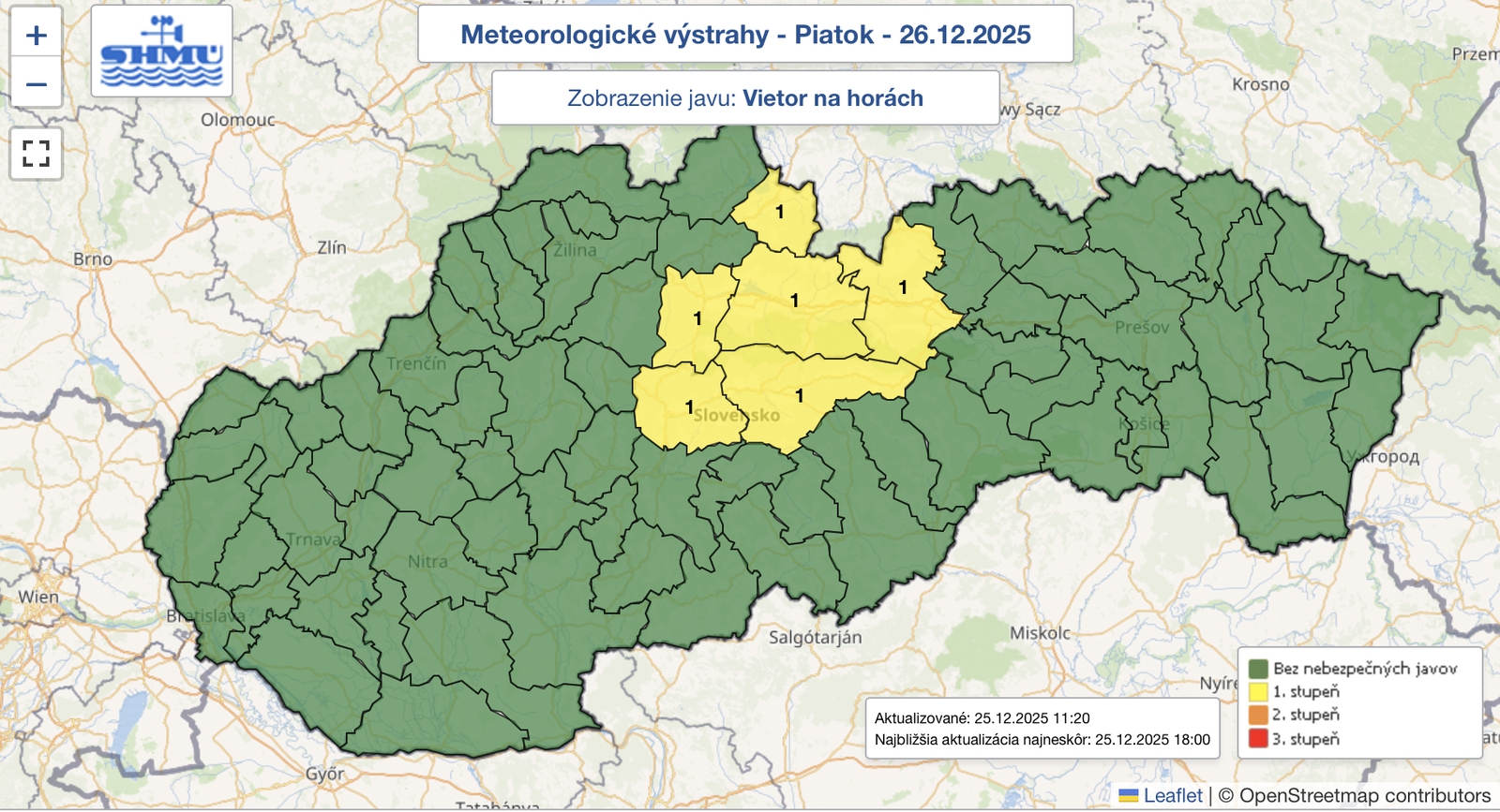 Dávajte si pozor! Na