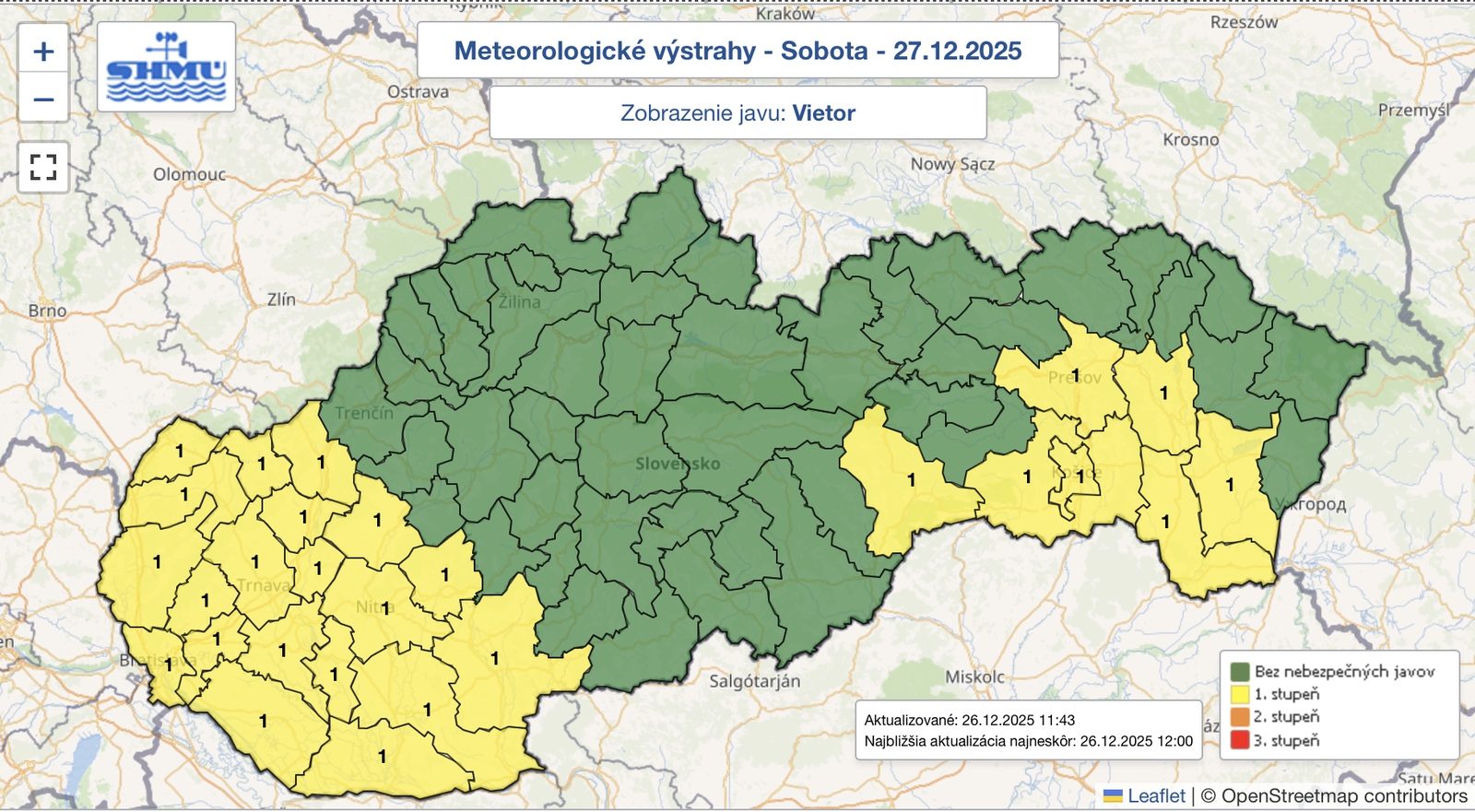 Meteorológovia varujú pred silným