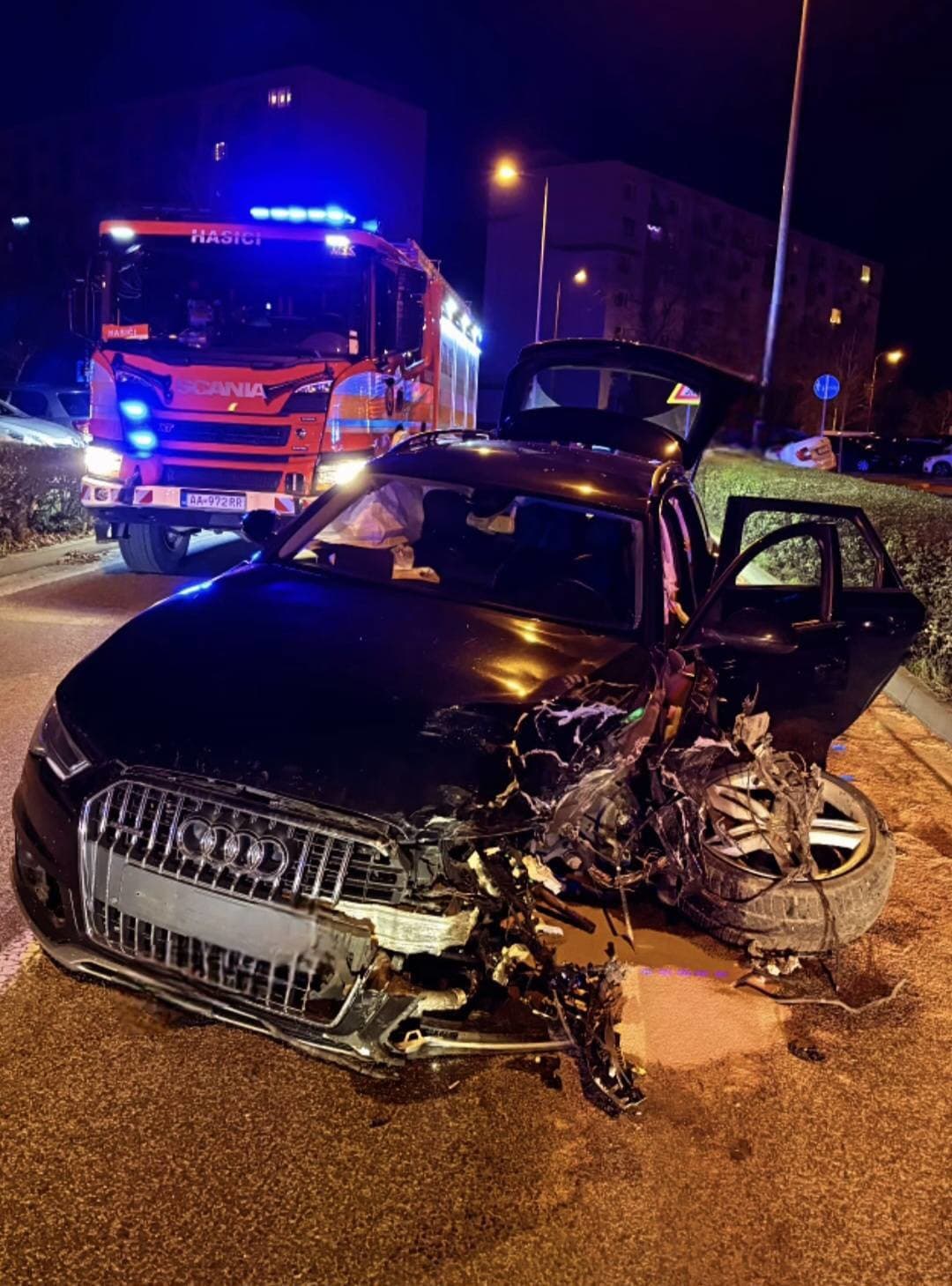 Dopravná nehoda v Trnave.