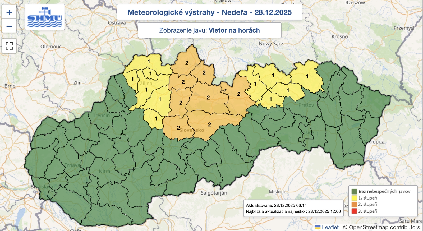 Silný vietor paralyzoval Tatry: