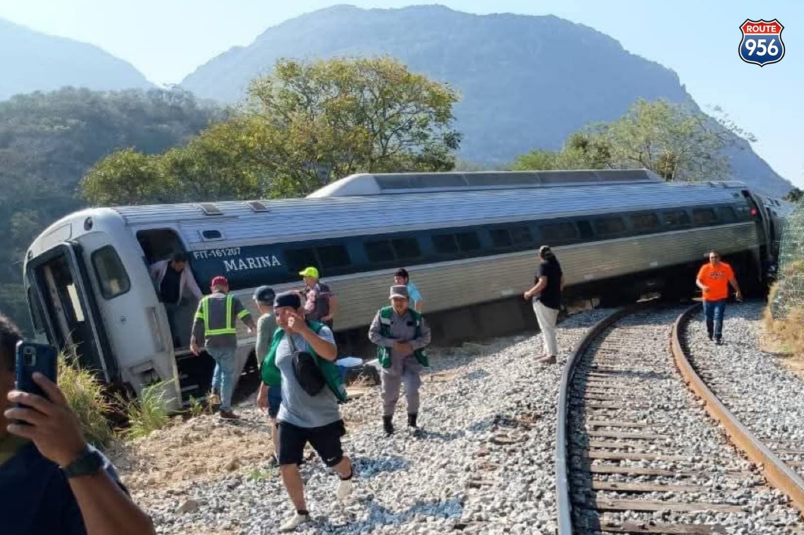 Vlak sa počas jazdy