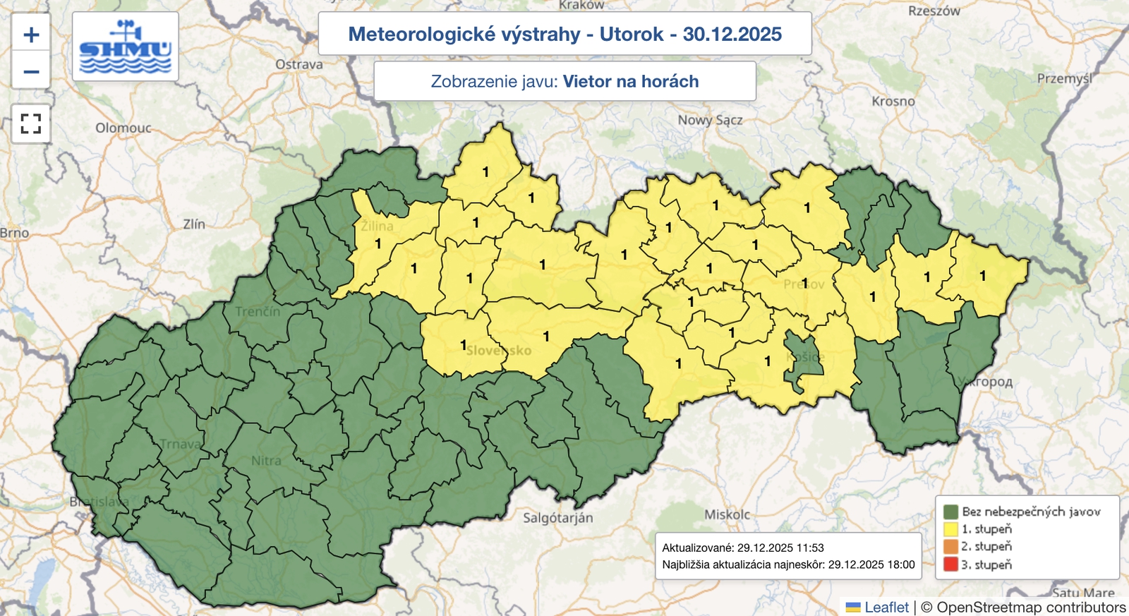 Pozor na horách: Meteorológovia