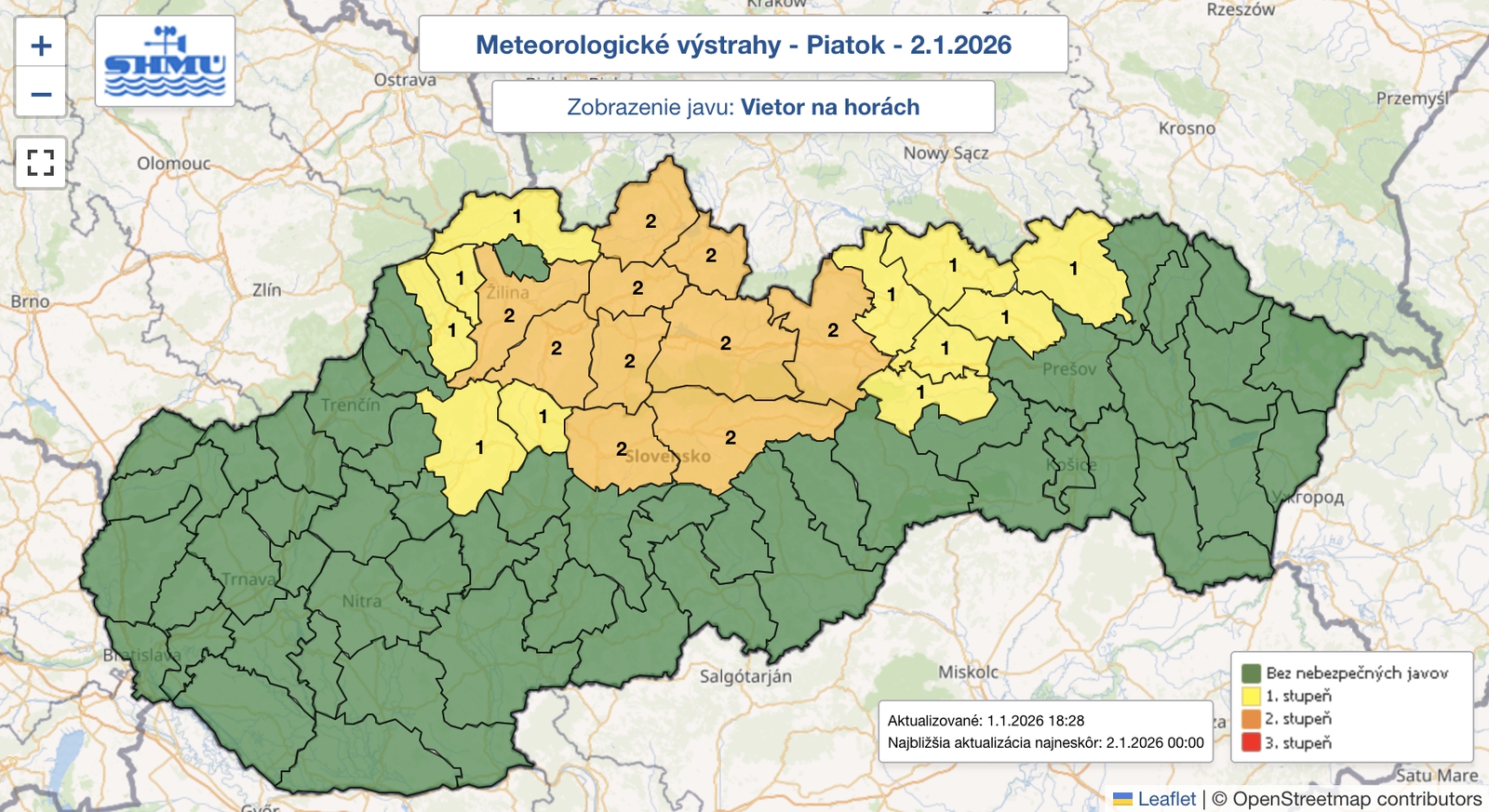 Slováci, pozor: Meteorológovia varujú