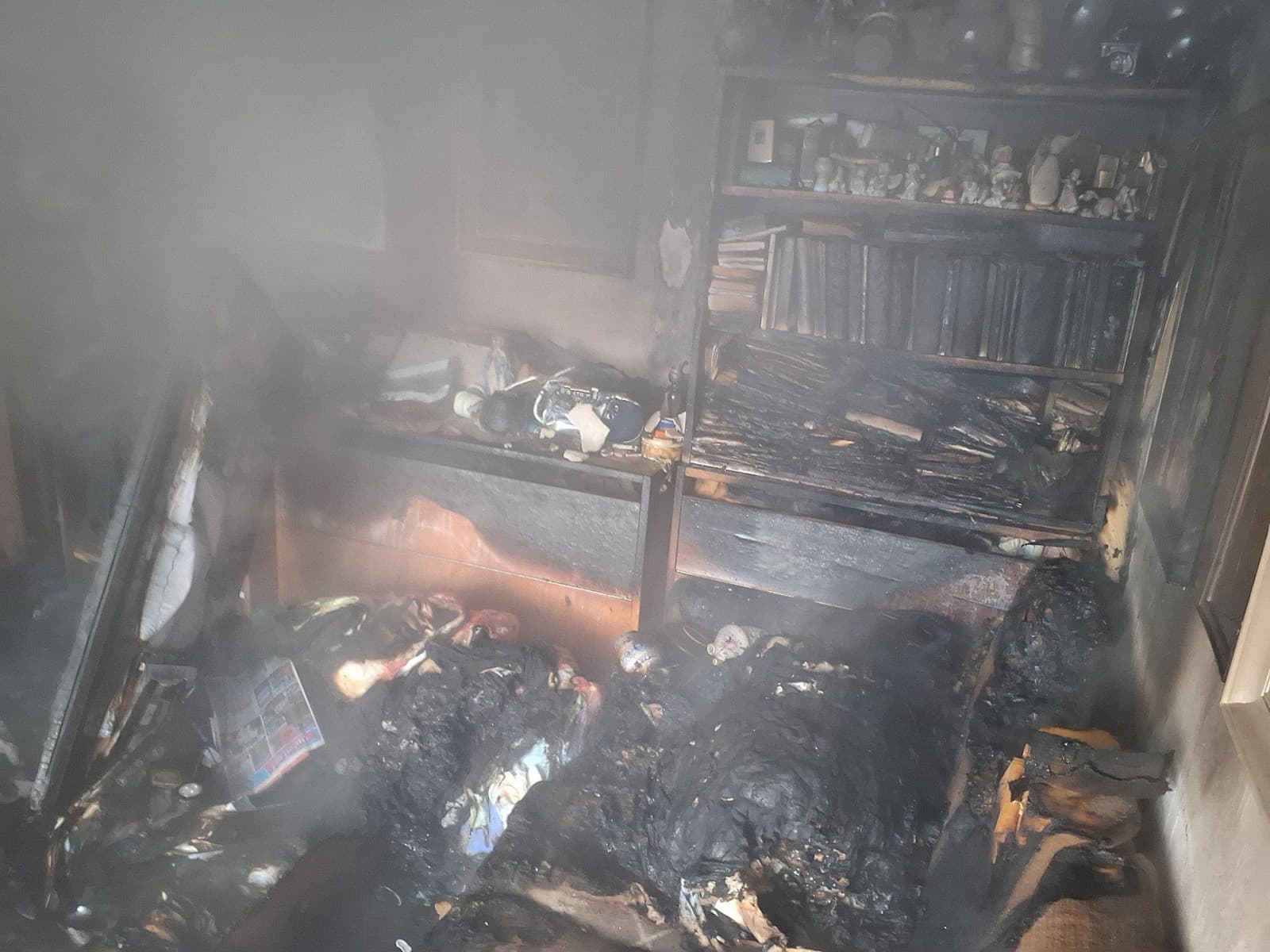 Požiar bytu v Liptovskom Mikuláši.