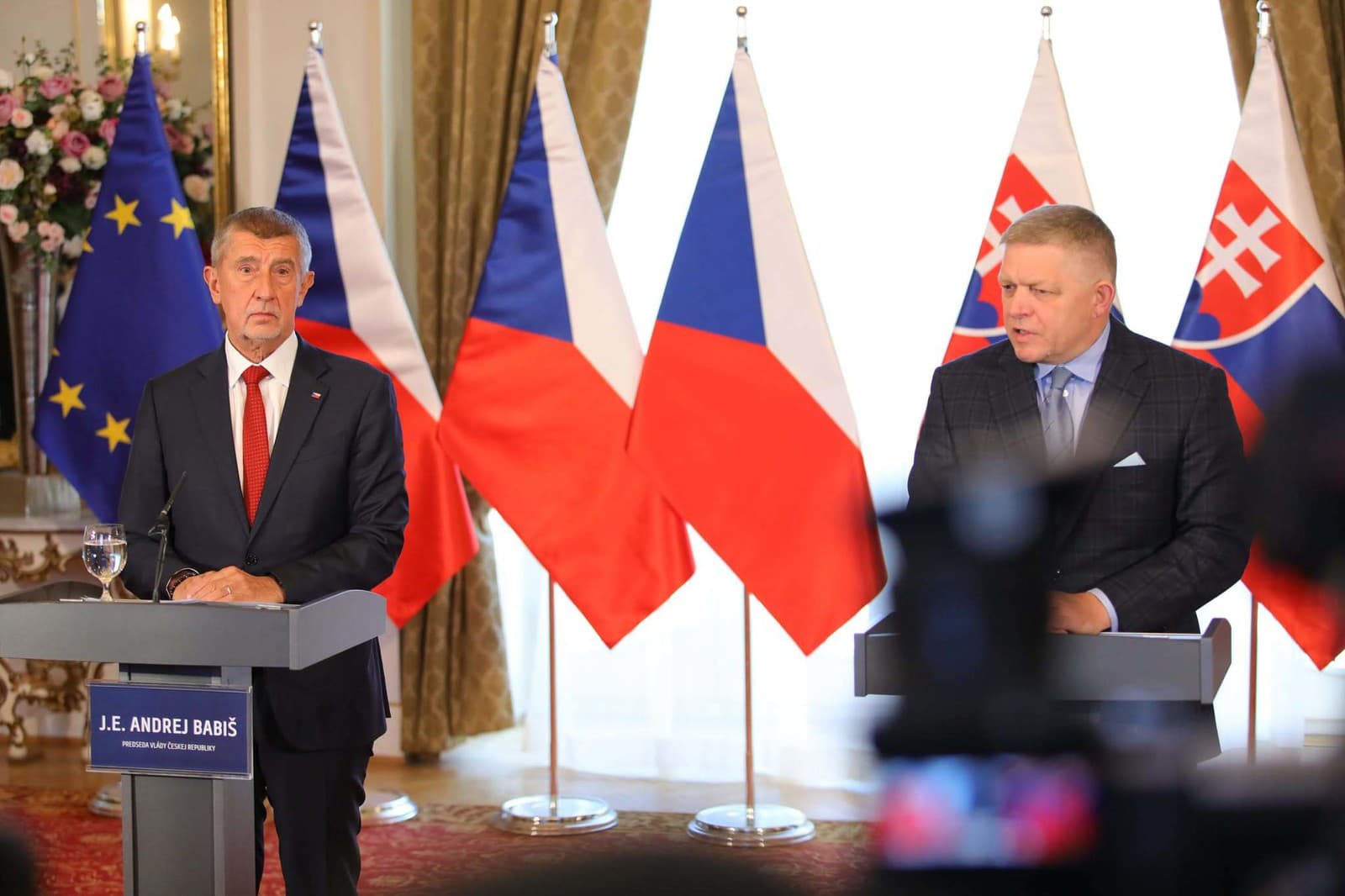 Andrej Babiš a Robert Fico