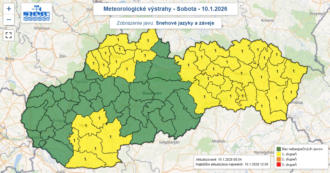 Vo viacerých okresoch sa