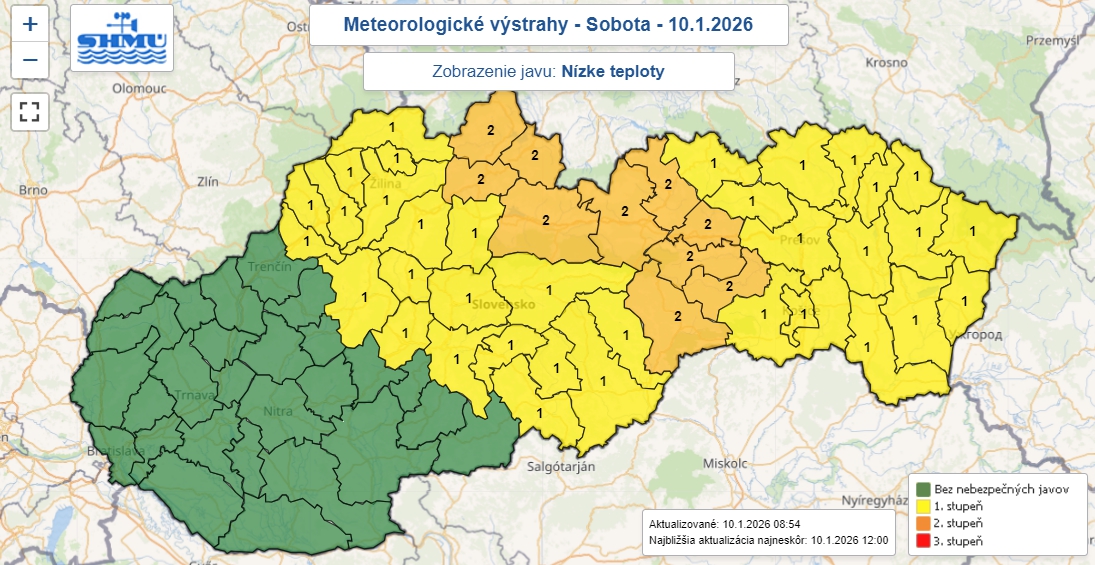 Vo viacerých okresoch sa