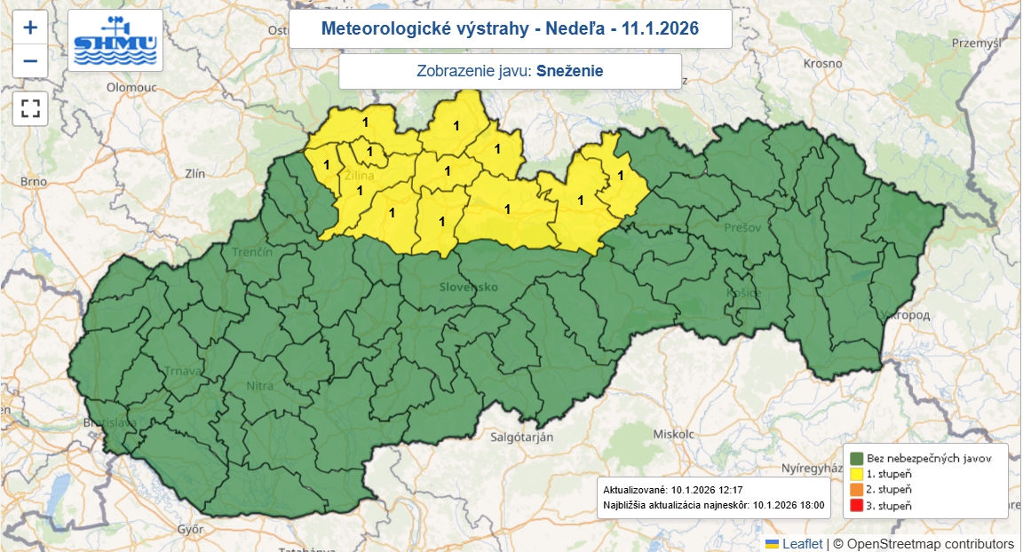 Na Slovensko sa valí