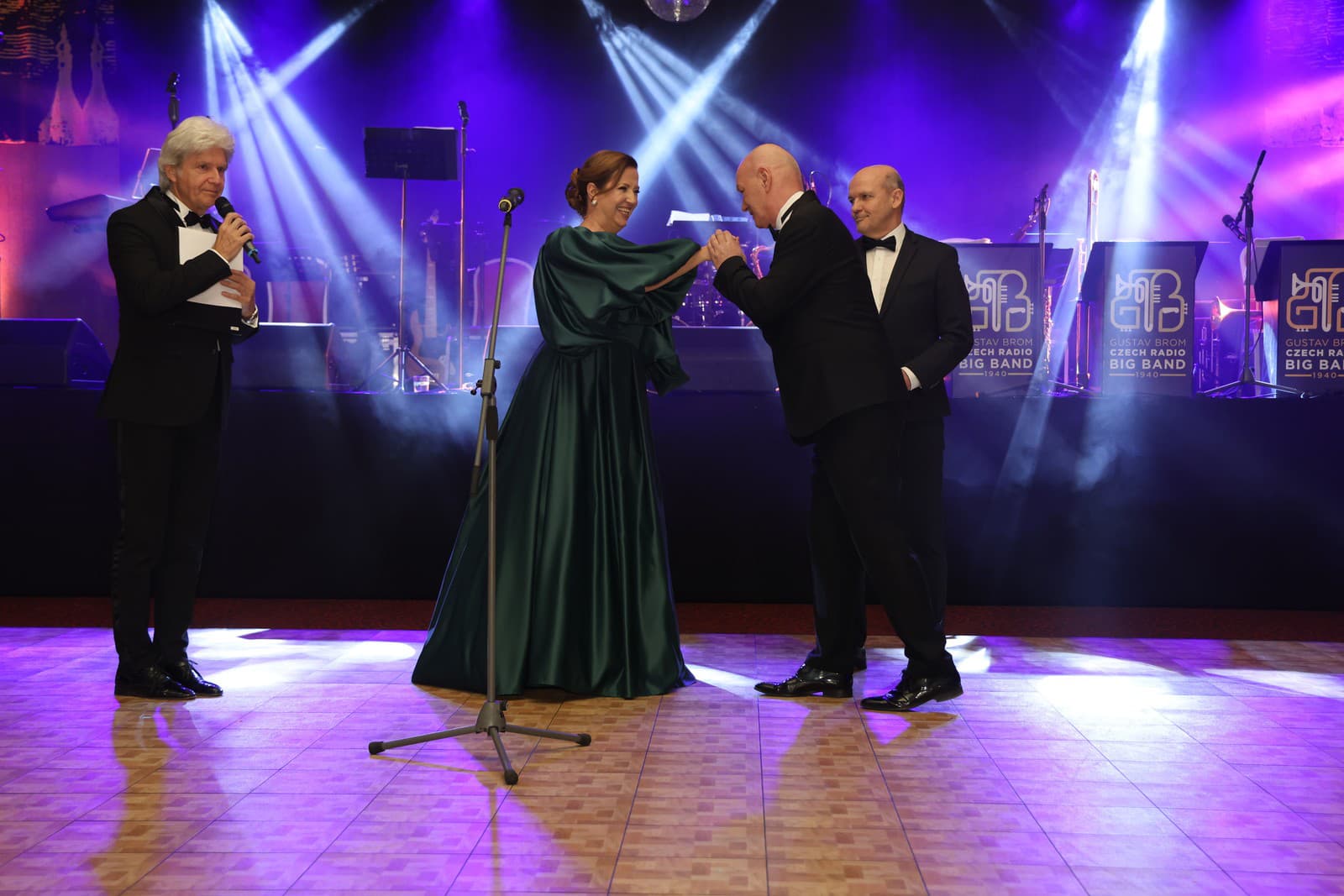 3. univerzitný ples v Trnave. Na snímke Juraj Štofko, rektorka UCM Katarína Slobodová Nováková