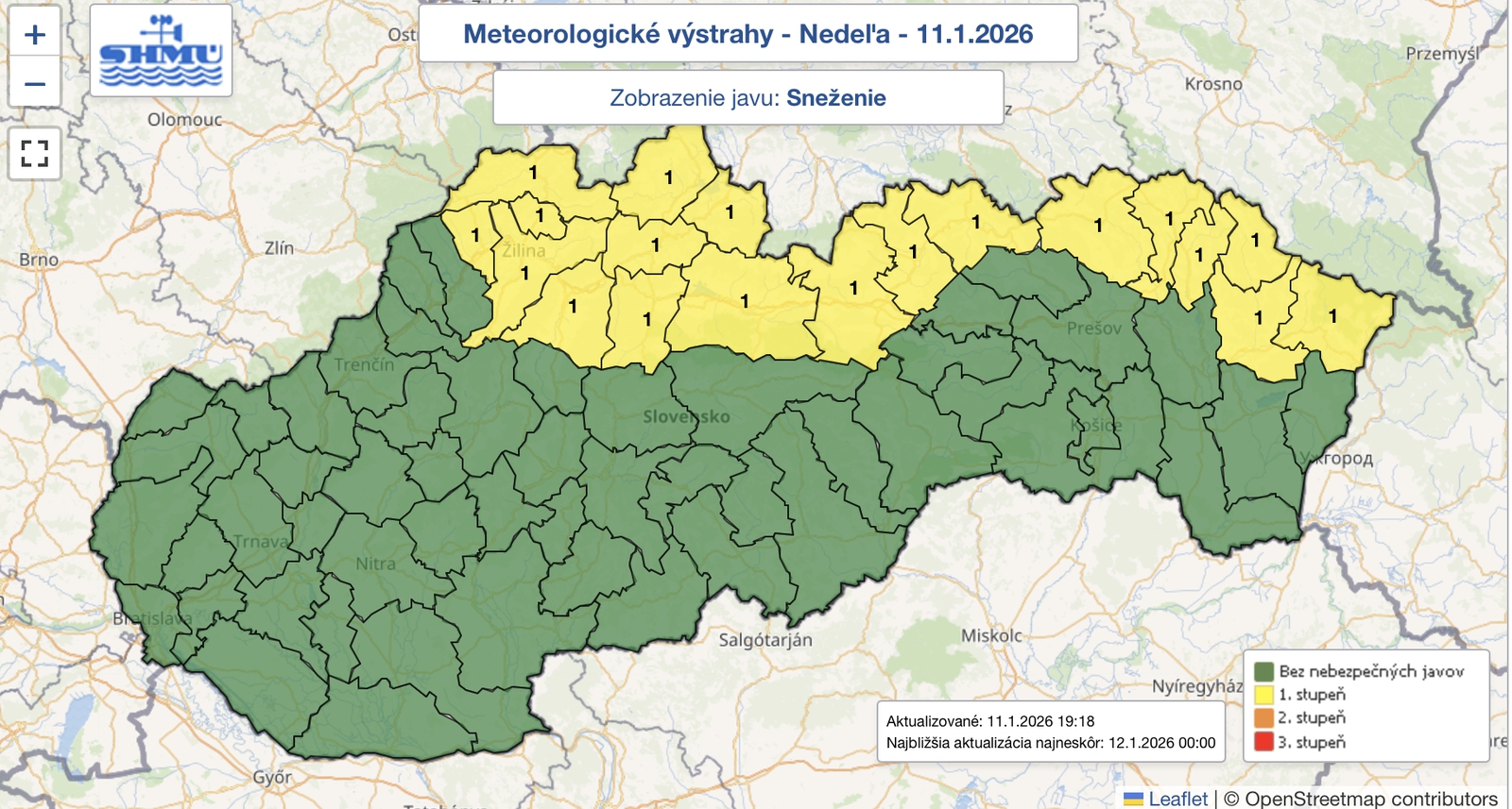 Dávajte pozor: Naďalej platia