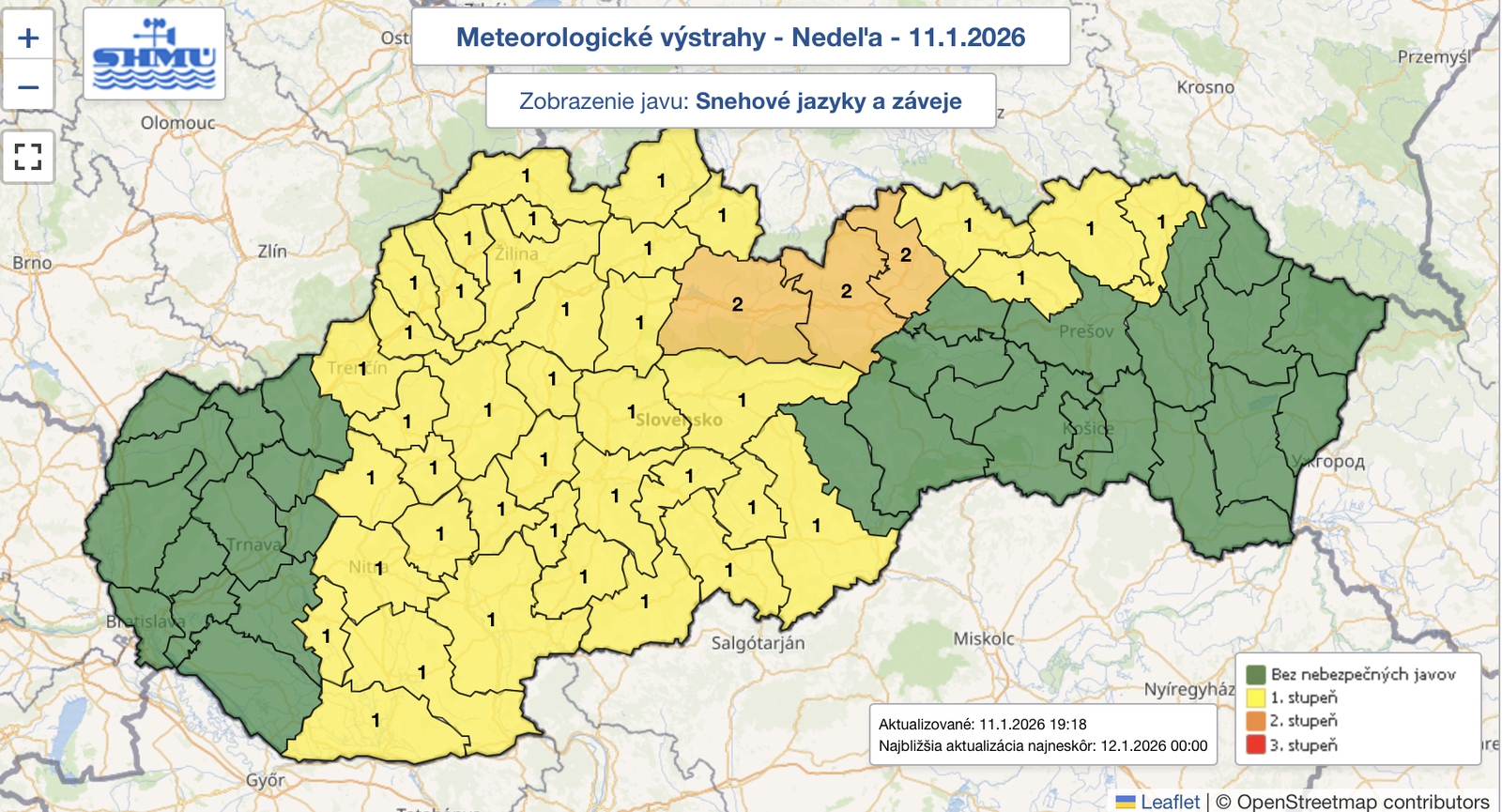 Dávajte pozor: Naďalej platia