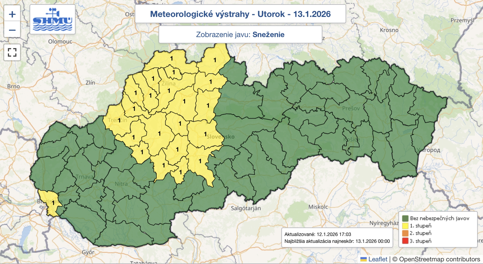 Meteorológovia varujú pred poľadovicou: