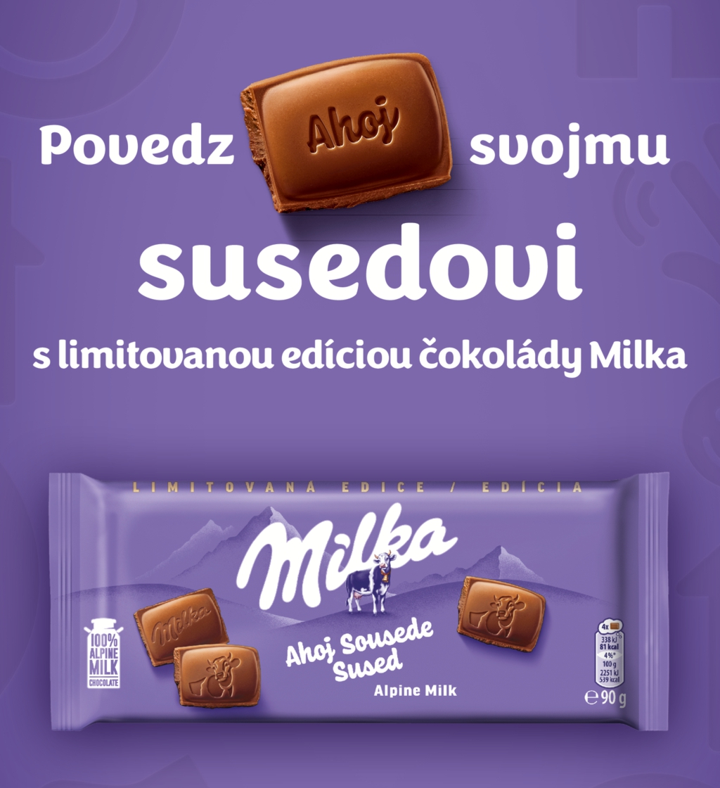 Pozdravte suseda či susedku s novou edíciou Milka (Zdroj: Milka)