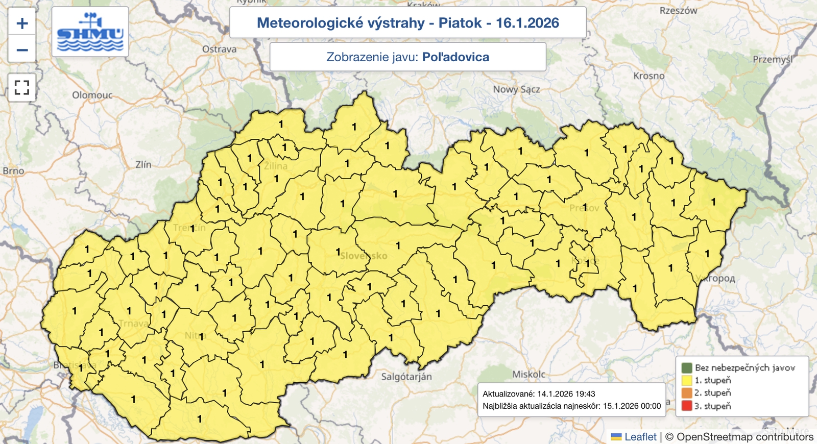 Vodiči, jazdite opatrne: Na