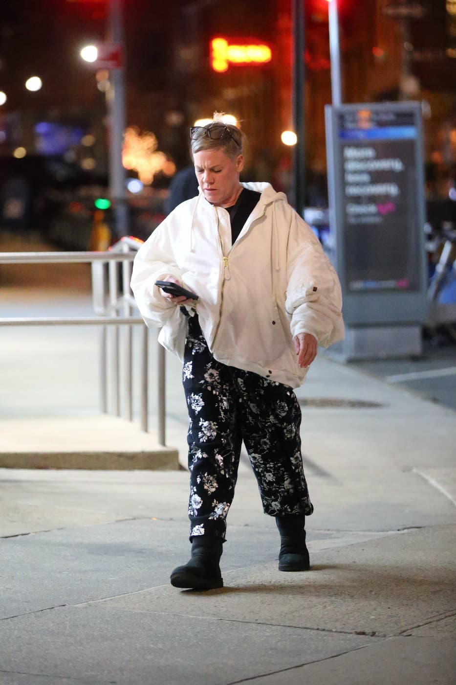 Hviezdnu Pink na ulici