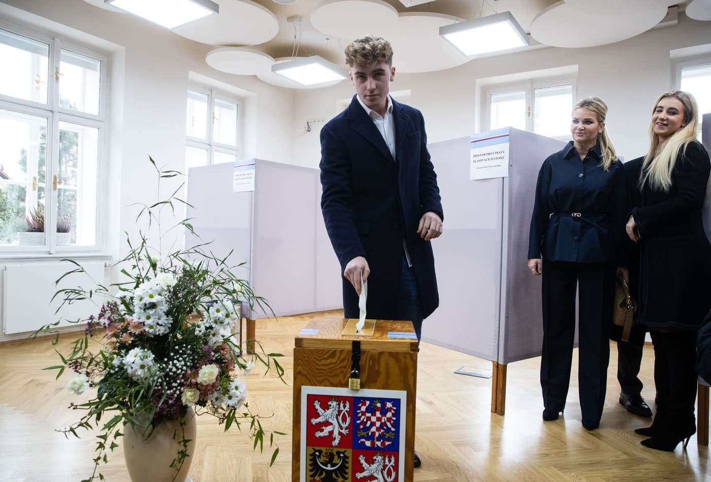 Babišov syn Frederik.