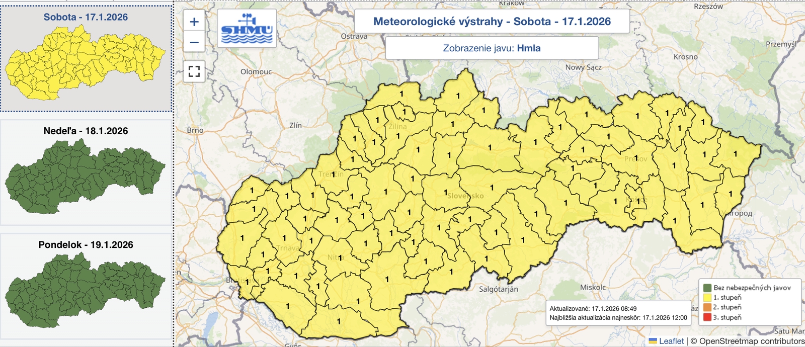 Na cestách treba dávať