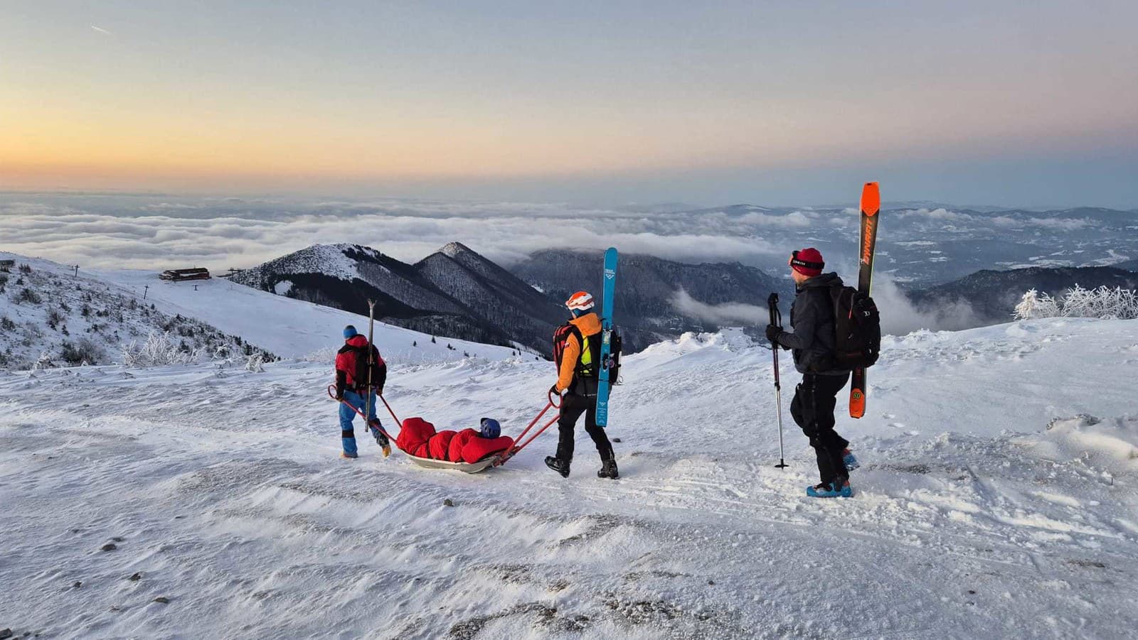 Úraz skialpinistu v Malej Fatre.