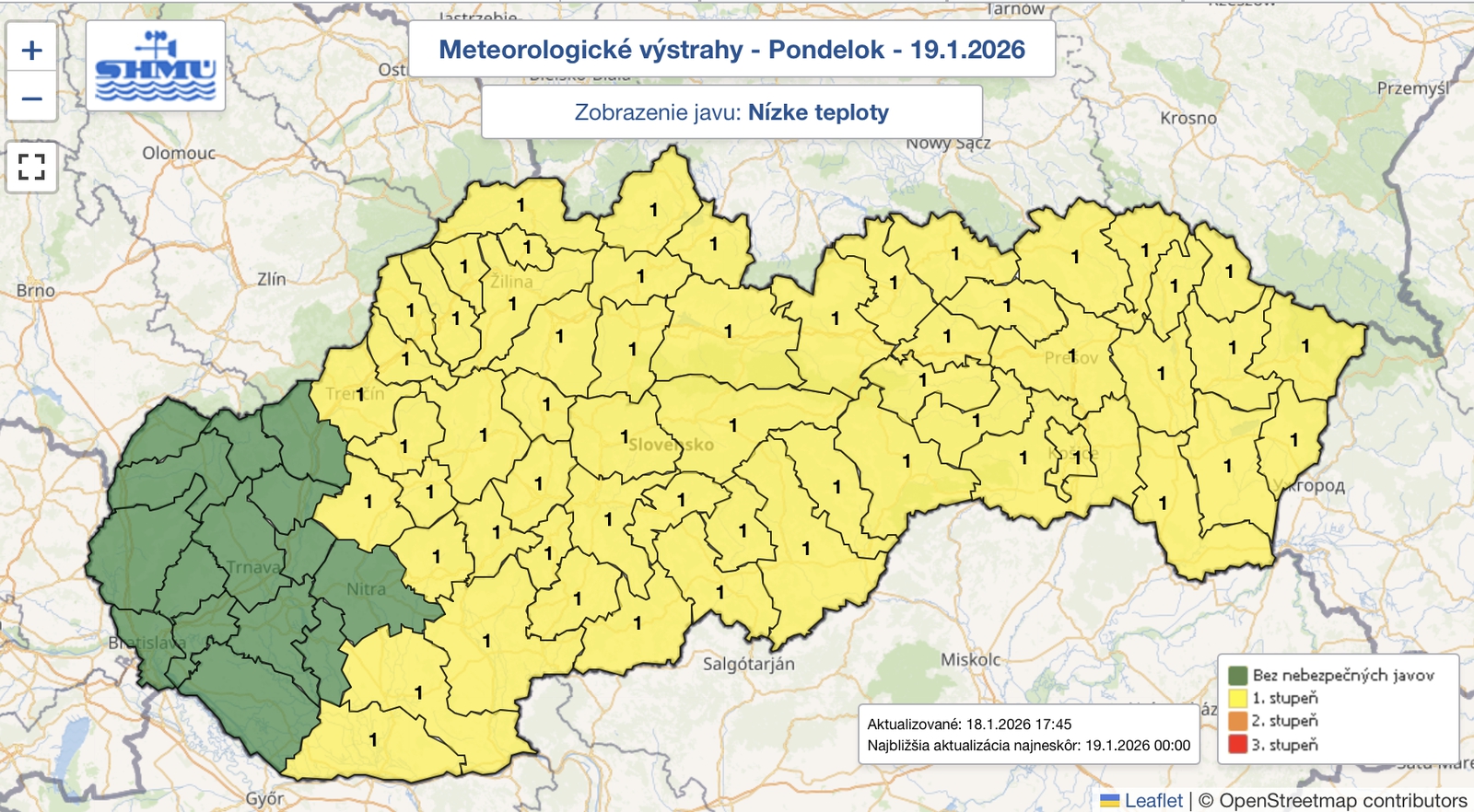 Arktická noc na Slovensku:
