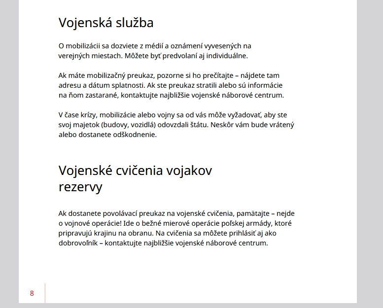 Preložená časť príručky (ospravedlňujeme sa za nepresnosti, ktoré mohli pri strojovom preklade vzniknúť).
