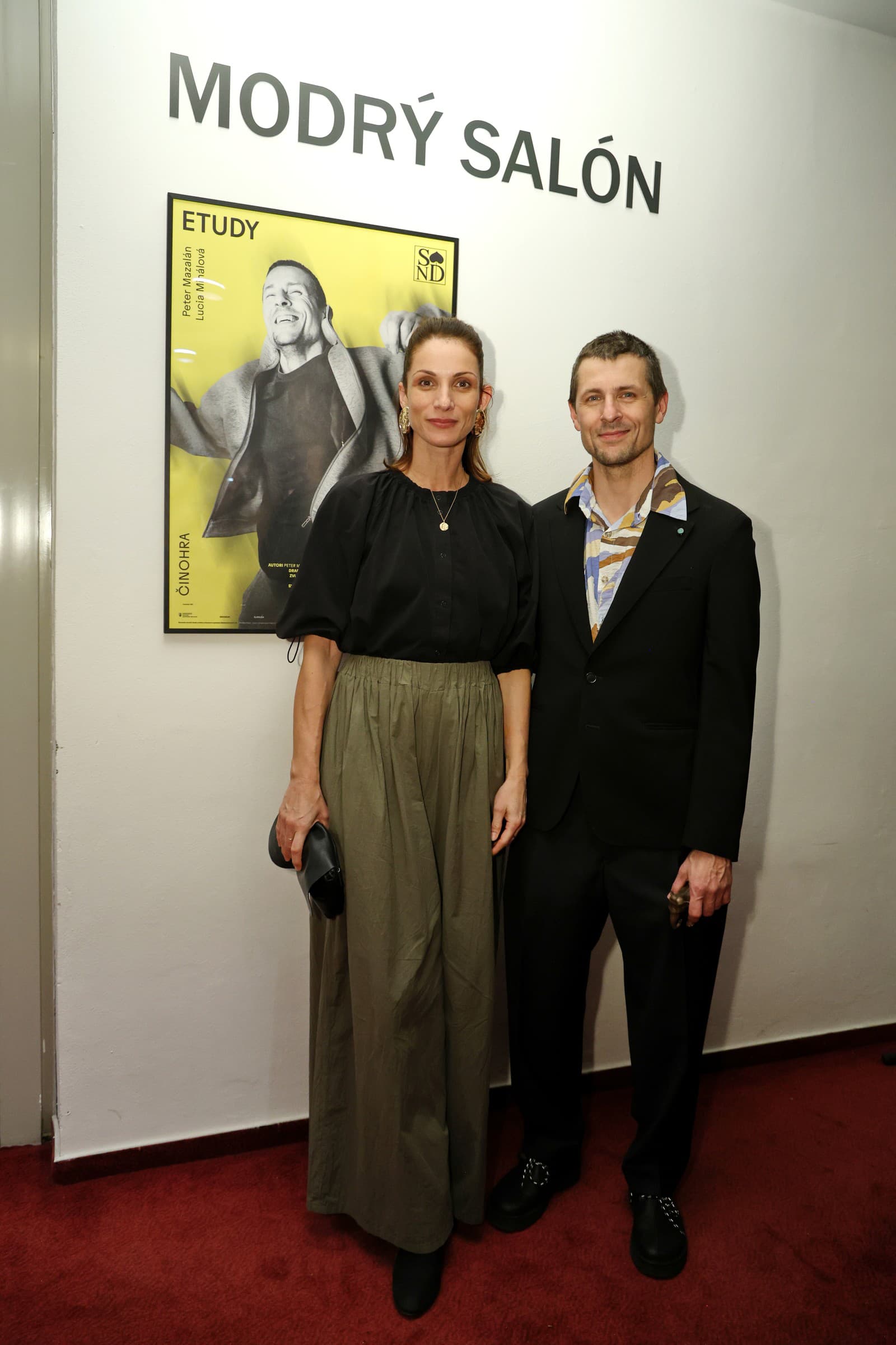 Premiéra inscenácie Etudy, Zuzana Kanócz a Juraj Loj