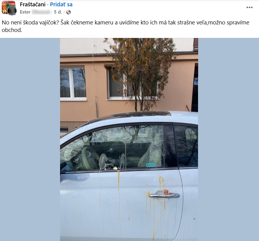 V meste vyčíňa vajíčkový