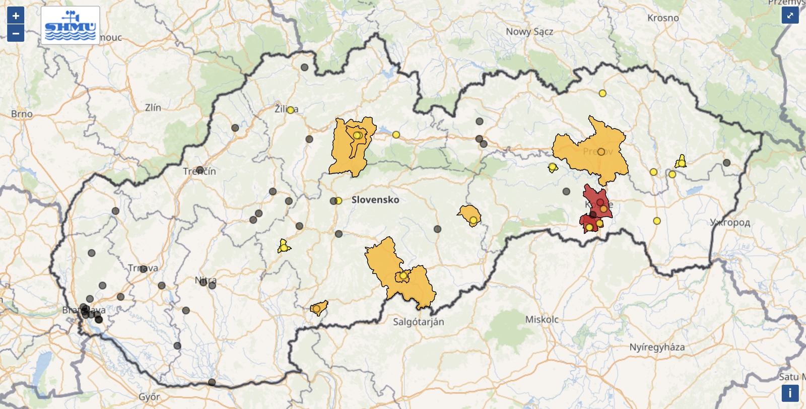 Meterológovia varujú: V TÝCHTO