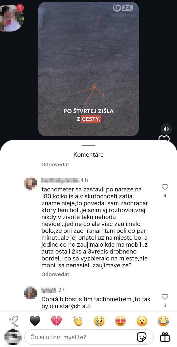 Reakcie na smrť Moniky Jákliovej