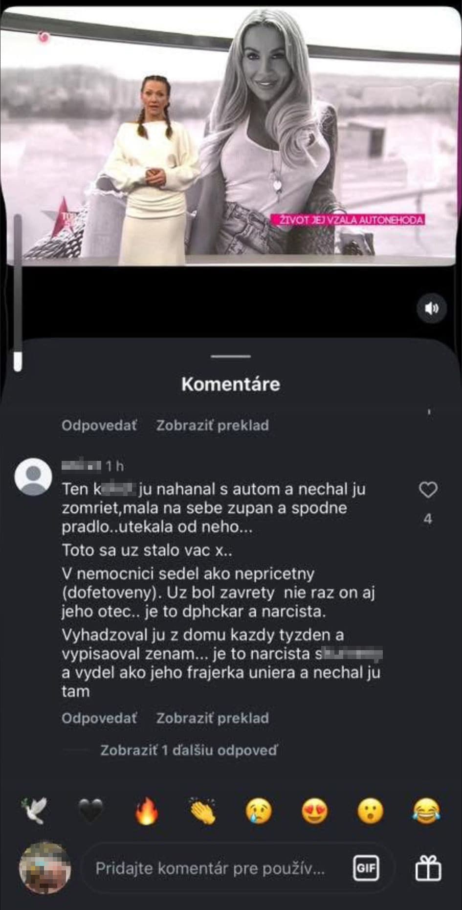Reakcie na smrť Moniky Jákliovej