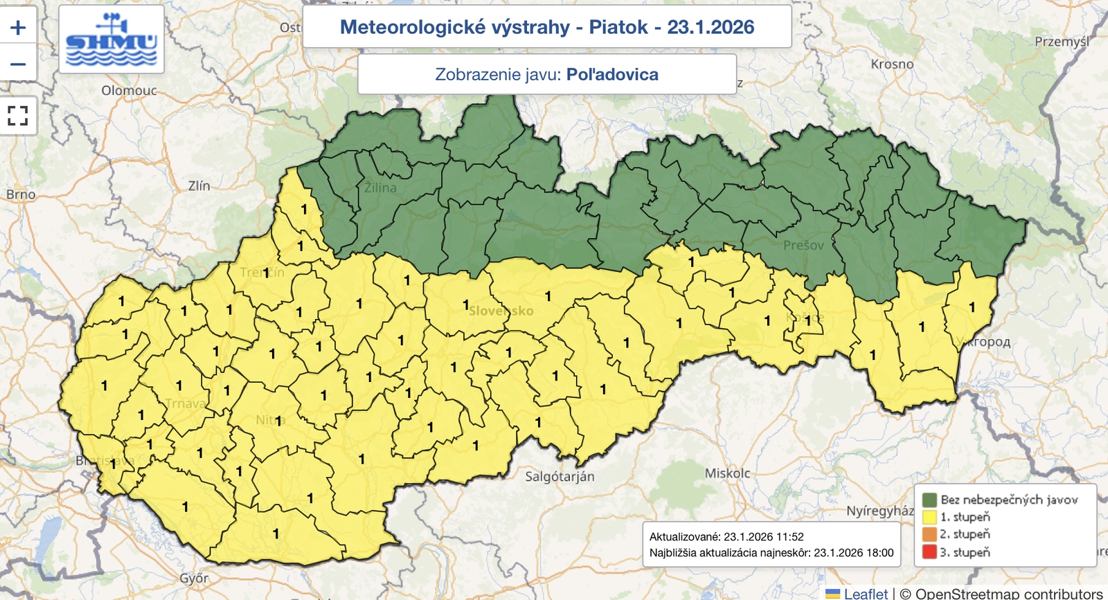 Vodiči, pozor na cestách: