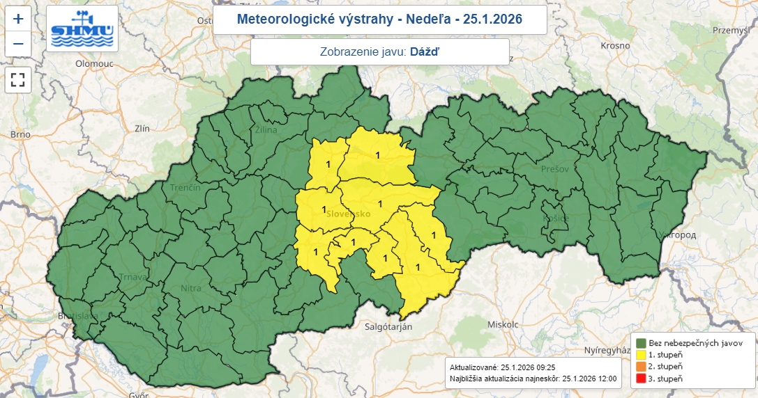 Počasie sa zhoršuje! Meteorológovia