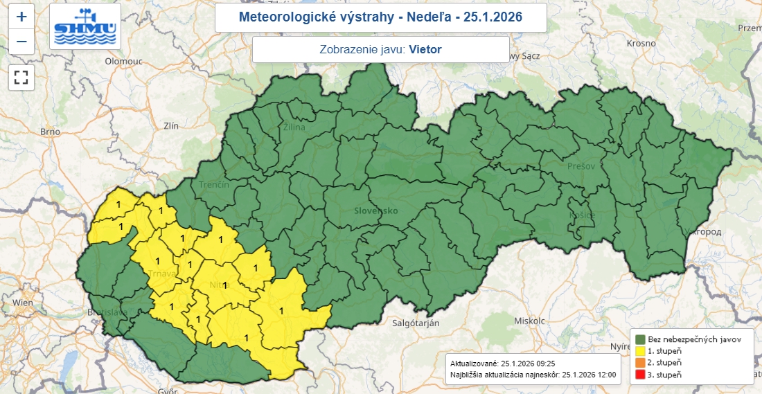 Počasie sa zhoršuje! Meteorológovia