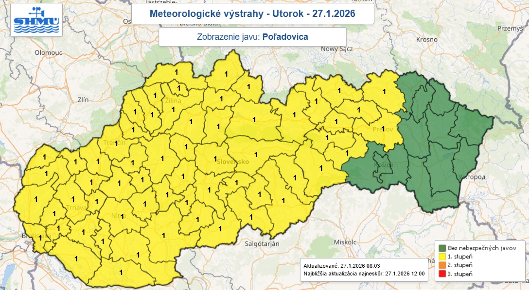 AKTUÁLNE Poľadovica ochromila dopravu,