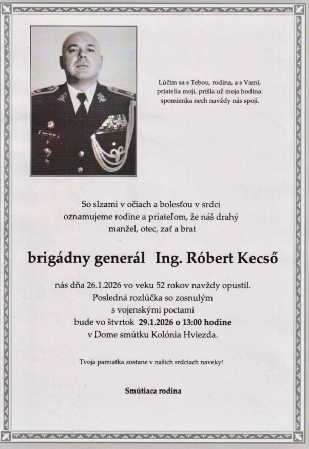 Obrovský smútok v našich