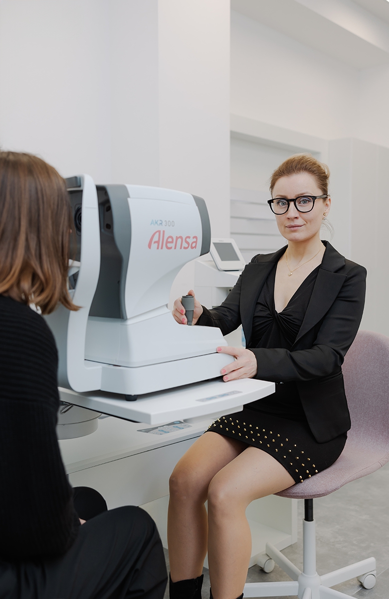 Optometristka Lenka Petruchová