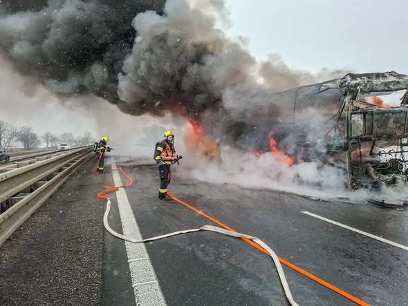 Dráma na diaľnici: Autobus
