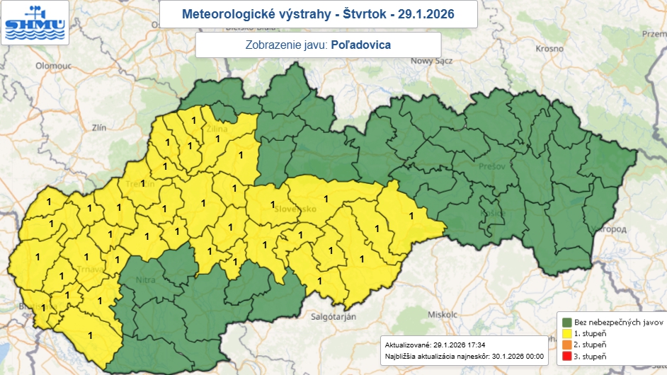 Pozor na šmykľavé cesty!