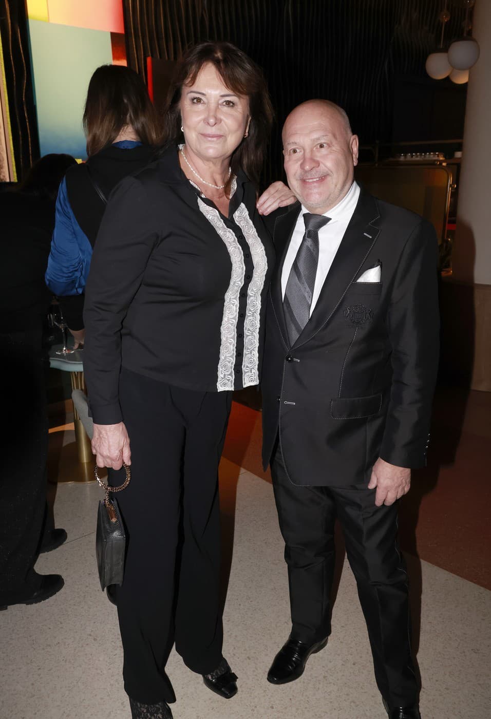 Michal David s manželkou