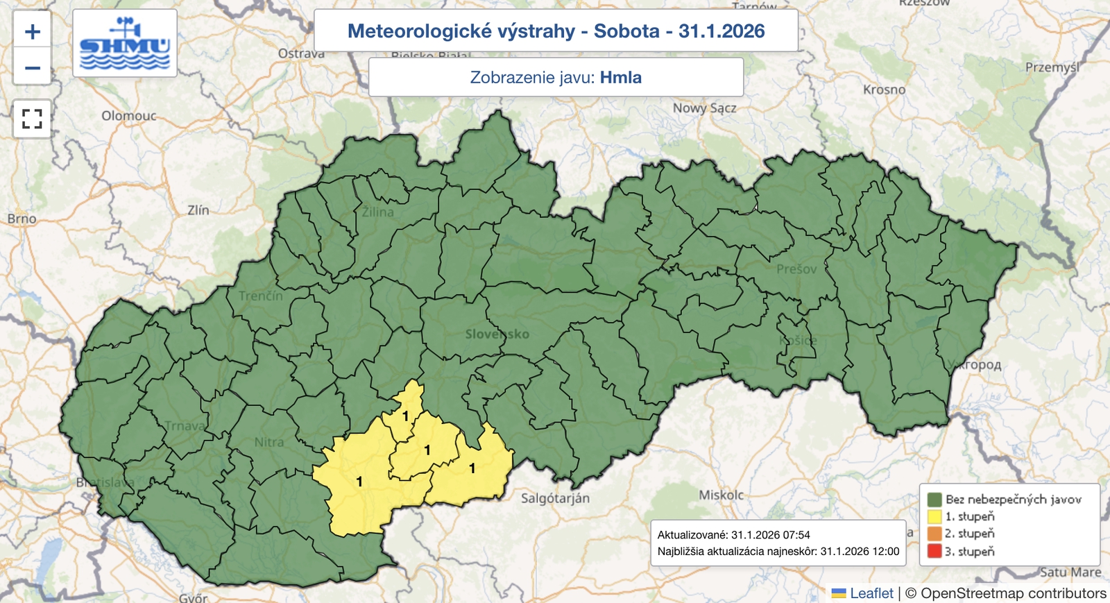 Meteorológovia upozorňujú na výskyt