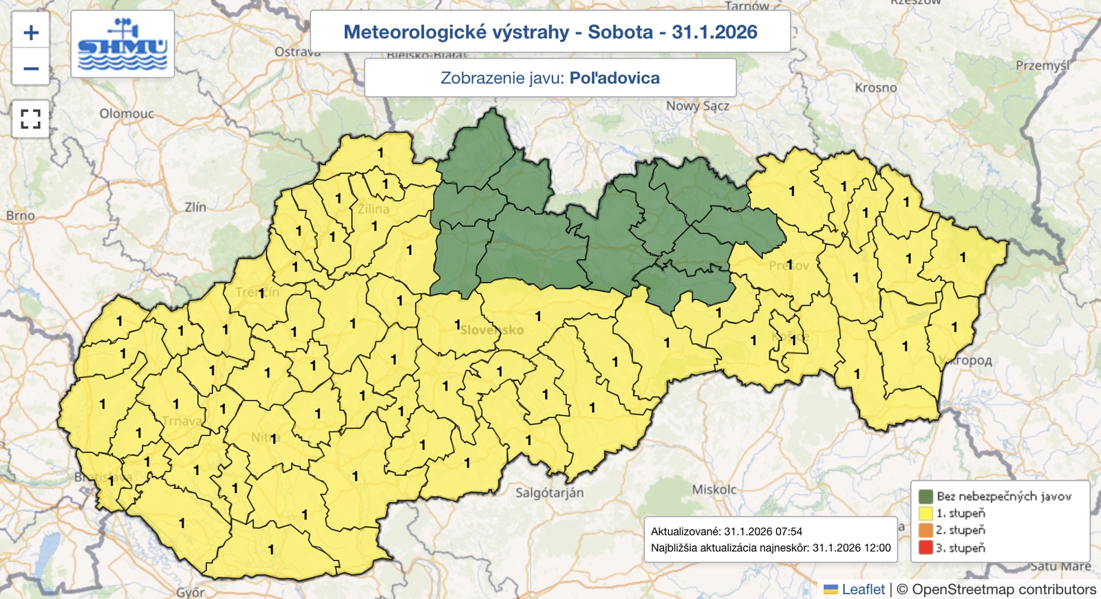 Meteorológovia upozorňujú na výskyt